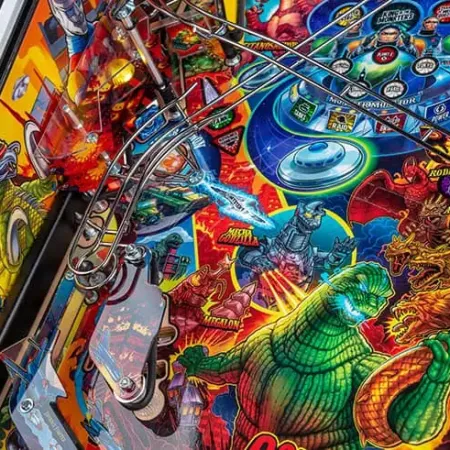 Godzilla LE Pinball Machine – Mechagodzilla & Shaker Motor - Image 28
