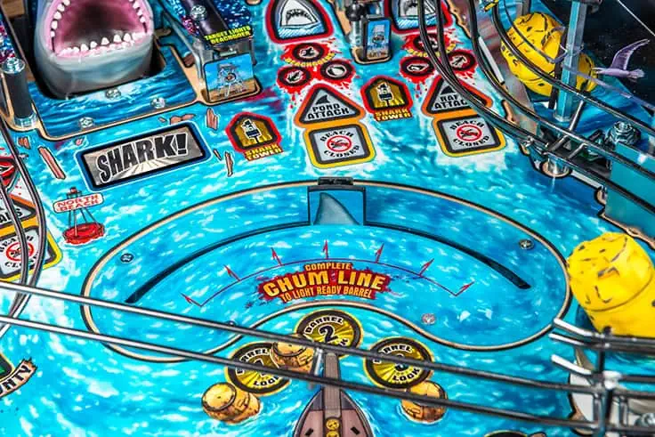 JAWS Premium Pinball Machine by Stern - Image 28